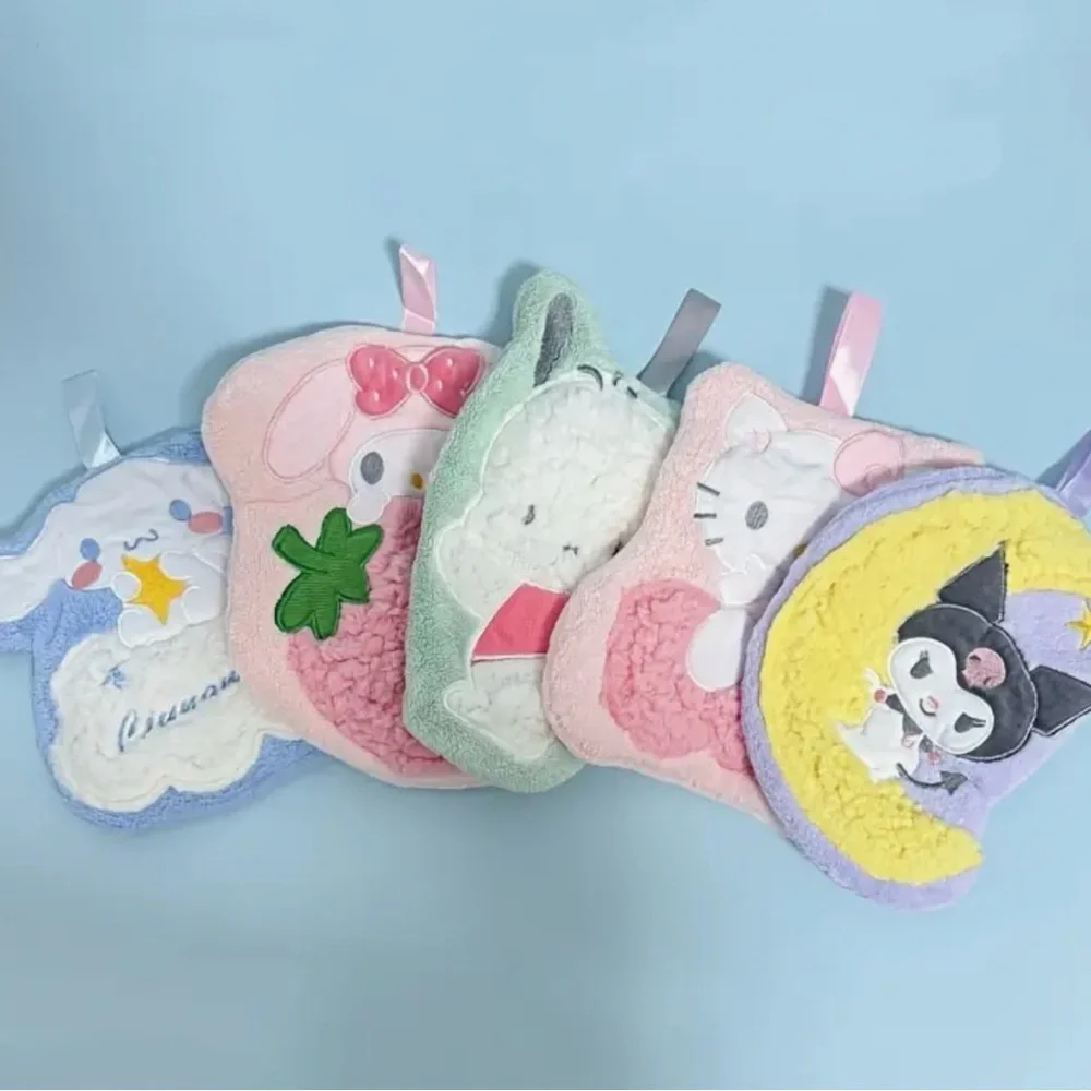Sanrio KUROMI 1 Hanging Padded Thick Wash Cloth